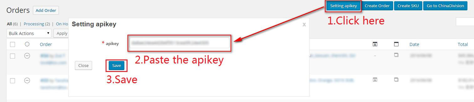 fill in apikey